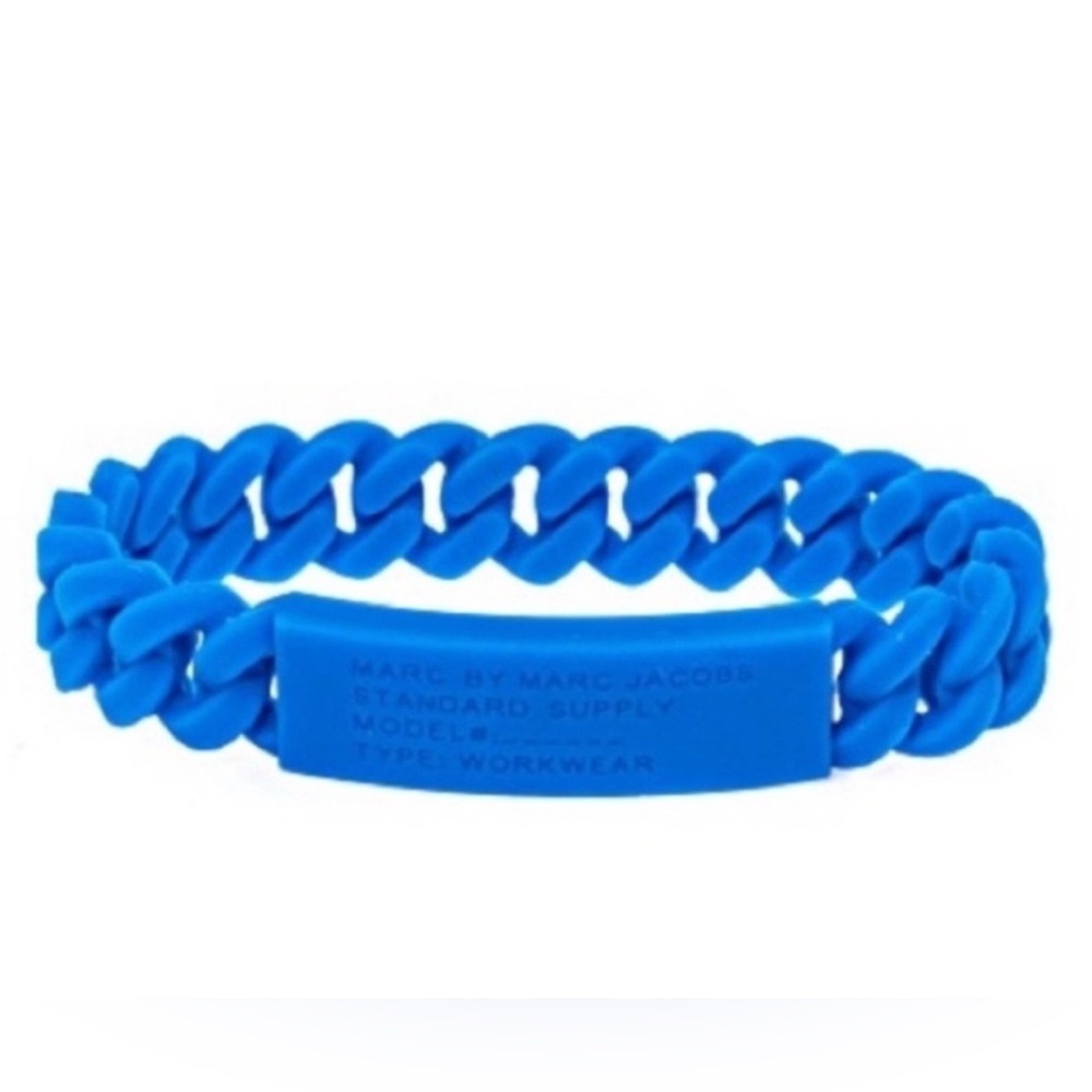 Marc by Marc Jacobs Blue Chain Bracelet